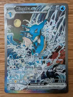 Pokemon TCG SVP Scarlet & Violet Kingdra ex 131 Full Art Promo Holo 310 HP - Image 1