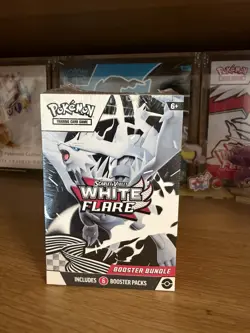 Brand New Sealed Pokemon TCG S&V White Flare Booster Bundle 6 Packs - Image 1