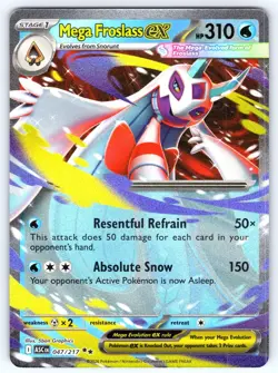 Mega Froslass ex 047/217 Double Rare Ascended Heroes Pokemon Near Mint - Image 1