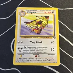 Pidgeot Pokemon TCG Jungle 24/64 Rare English 1999 WOTC Unlimited 80 HP - Image 1