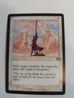 Swords to Plowshares (Retro Frame) Dominaria Remastered Regular - Image 1
