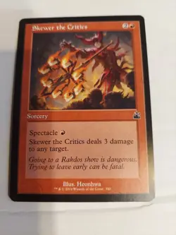 Skewer the Critics (Retro Frame) Ravnica Remastered Regular - Image 1