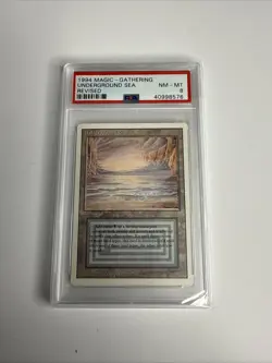 Magic: The Gathering - Revised 1994 - Underground Sea - PSA 8 - NM-MT - Image 1