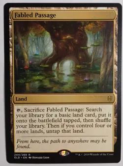 MTG {Fabled Passage} Throne of Eldraine #244/269 Regular Rare NM Magic The Gathe - Image 1