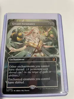 Greater Auramancy (Anime Borderless) Wilds of Eldraine: Enchanting Tales Regular - Image 1