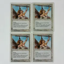 MTG Lot of 12 - x4 3ED Balance | x4 4ED Serra Angel | x4 4ED Lightning Bolt - Image 2