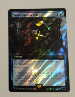 Borne Upon a Wind Extended Art Surge FOIL NM/M MTG LOTR Magic the Gathering - Image 1