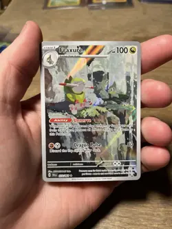 2024, Waterfall Fraxure, Shrouded Fable, Illustration Rare, Pokemon Card 077/064 - Image 1