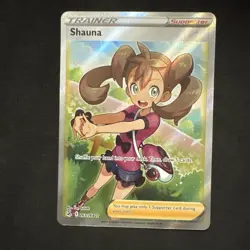 Shauna Full Art Trainer 263/264 Sword & Shield Fusion Strike Holo Pokemon - Image 1