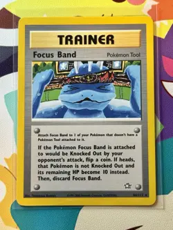 TCG Pokemon English Vintage Focus Band 86/111 Neo Genesis Regular Unlimited - Image 1