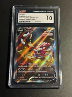 Pokemon Crown Zenith Ultra Rare Hoopa V GG53/GG70 CGC 10 Gem Mint - Image 1