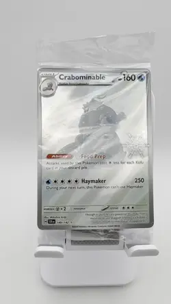 Crabominable - (Holiday Calendar) Stamped 149/142 Stellar Crown Sealed - Image 2
