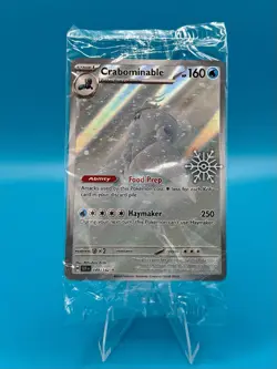 Pokemon TCG Crabominable 149/142 Holiday Calendar Illustration Rare Sealed - Image 1
