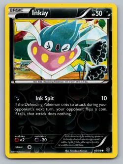 Pokemon TCG XY - Ancient Origins Inkay 45/98 Reverse Holo - Image 1