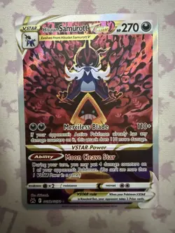 Pokemon Hisuian Samurott VSTAR GG52/GG70 Crown Zenith: Galarian Gallery Holo - Image 1