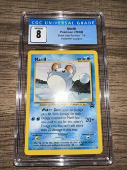 2000 Pokemon Black Star Promo Marill CGC 8 NM/Mint 29 🔥🔥 - Image 1