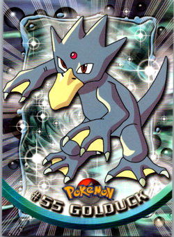 Golduck #55 - Pokemon Topps - Black Logo - Image 1