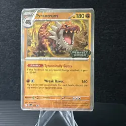 Pokemon TCG - Tyrantrum MEP 066 Perfect Order Stamped Promo Holo - Image 1
