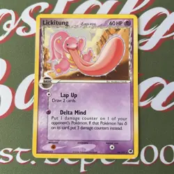 Lickitung 19/101 Rare Dragon Frontiers Pokemon LP See Pictures 2006 none holo - Image 1