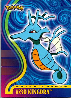 Kingdra #230 - Pokemon Topps - Blue Logo - Image 1