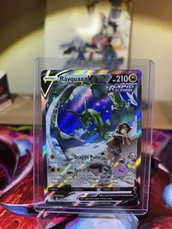 Rayquaza V (Alternate Full Art) 194/203 SWSH07: Evolving Skies Holo - Image 1