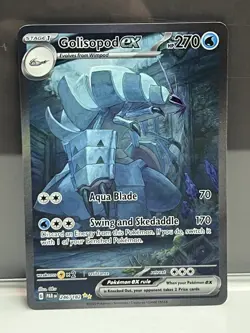 Pokemon Golisopod ex 246/182 SV04 Paradox Rift Illustration Rare Holo - Image 2