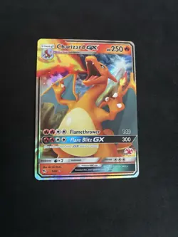 Charizard GX 9/68 Hidden Fates Holo Pokemon TCG - MP - Image 1