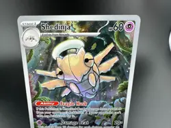 Shedinja 144/132 Illustration Rare Mega Evolution Pokemon Near Mint - Image 2