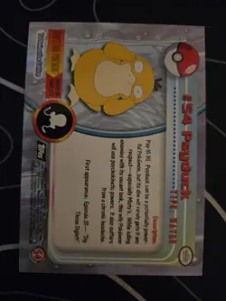 Topps Psyduck #54 TV Animation Edition 1999 Common English Pokemon TCG - Image 2