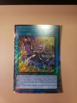 Radiant Typhoon Vision 1st Edition Platinum Secret Rare RA05-EN075 Yu-Gi-Oh! - Image 1