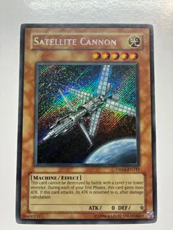 USA Seller Yugioh Satellite Cannon DR04-EN241 Dark Revelation 4 Secret Rare VLP - Image 1