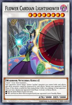 Yugioh - Flower Cardian Lightshower (Ultra Rare) (1st Edition) - DLCS-EN135 (P) - Image 1