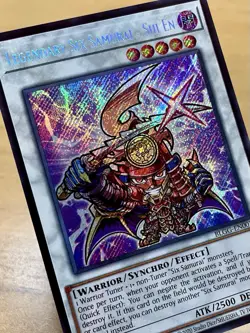 Yugioh! Legendary Six Samurai -Shi En BLGG-EN007 Secret Rare Glorious Gallery NM - Image 3