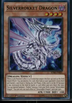 Silverrokket Dragon SDRR-EN001 Structure Deck: Rokket Revolt Yu-Gi-Oh NM - Image 1