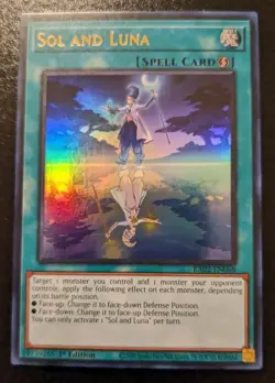 Sol And Luna RA02-EN068 1st Edition Ultra Rare Rarity Collection II Yu-Gi-Oh! - Image 1