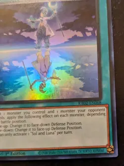 Sol And Luna RA02-EN068 1st Edition Ultra Rare Rarity Collection II Yu-Gi-Oh! - Image 5
