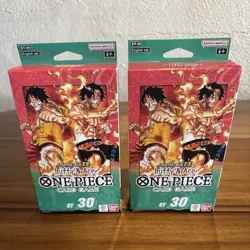 Bandai Namco ONE PIECE Card Game ST-30 Starter Deck EX Luffy & Ace 2x 50 - Image 1