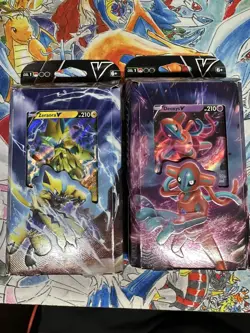 Pokemon Deoxys V And Zeraora V Battle Decks Set Of 2 New Factory Sealed - Image 1
