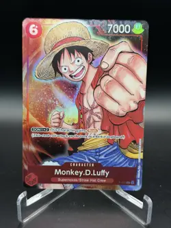 One Piece Monkey.D.Luffy P-001 Promotion Cards Foil English NM - Image 1