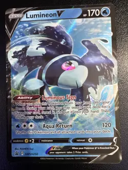 Lumineon V SWSH250 SWSH: Sword & Shield Promo Cards Holo - Image 1