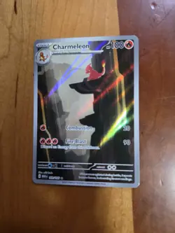 Pokemon TCG Charmeleon Scarlet Violet-151 Card 169/165 English Edition - Image 1