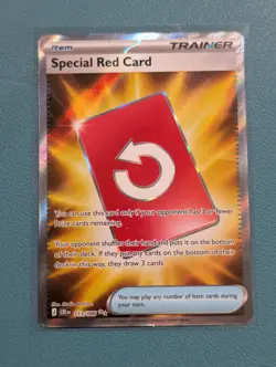 Special Red Card 113/086 Me04: Chaos Rising Holo - Image 1