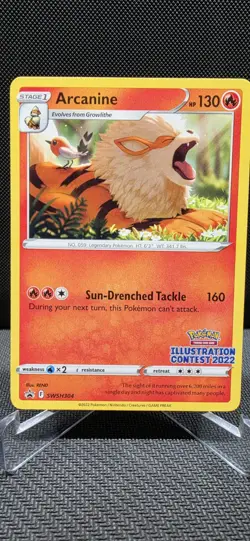 Arcanine (Illustration Contest 2022) SWSH304 SWSH: Sword & Shield Promo Cards... - Image 1