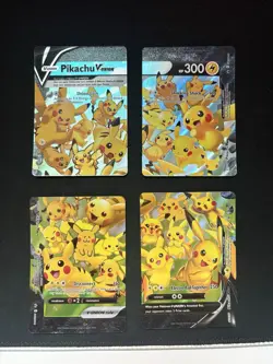 Pikachu V-Union [Set of 4] SWSH: Sword & Shield Promo Cards Holo - Image 1