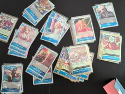 One Piece TCG Blue Rare Bulk Lot 60 Cards OP01 OP04 OP05 OP06 Do flamingo - Image 1