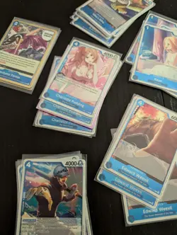 One Piece TCG Blue Rare Bulk Lot 60 Cards OP01 OP04 OP05 OP06 Do flamingo - Image 3