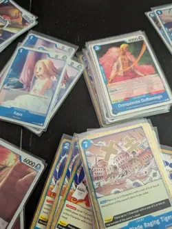 One Piece TCG Blue Rare Bulk Lot 60 Cards OP01 OP04 OP05 OP06 Do flamingo - Image 4