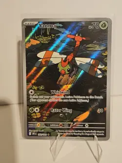 Pokemon TCG Yanma Card Destined Rivals Series 183/182 Illustration Rare Holo 183 - Image 1