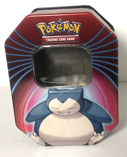 Pokemon Snorlax Empty Metal Card Box Collectors Tin with Promo Card NO PACKS - Image 2