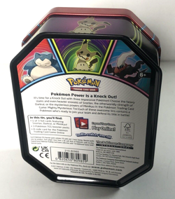 Pokemon Snorlax Empty Metal Card Box Collectors Tin with Promo Card NO PACKS - Image 4